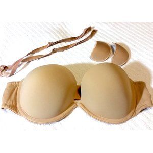 Gap Body Nude 36A Convertible Strapless Pushup Bra